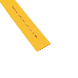 Трубка термоусаживаемая ТУТ 18,0/9,0мм, желтая, упаковка 50 шт. по 1м, PROconnect 